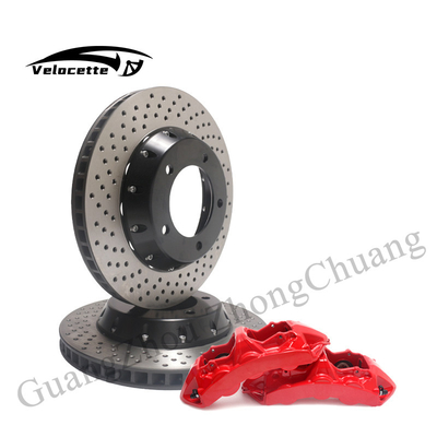 بازسازي عملکرد بالا 6-پوت پختن کالیپر کیت ترمز بزرگ GT6 برای 18-21 اینچ چرخ 350-405mm ظرف BMW