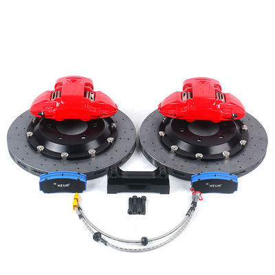 9N قرمز 380-400mm دیسک ترمز قطعات اتوماتیک و قطعات جانبی 19-20 اینچ 6-پستون ترمز کالیپر چرخ عقب