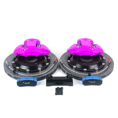 9N رنگ بنفش 380-400mm دیسک ترمز قطعات اتوماتیک و قطعات جانبی 19-20 اینچ 6-پستون ترمز کالیپر چرخ عقب